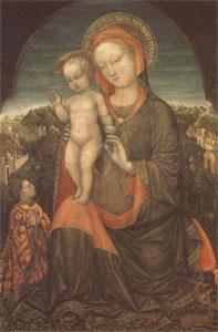 Jacopo Bellini THe Virgin and Child Adored by Lionello d'Este (mk05)